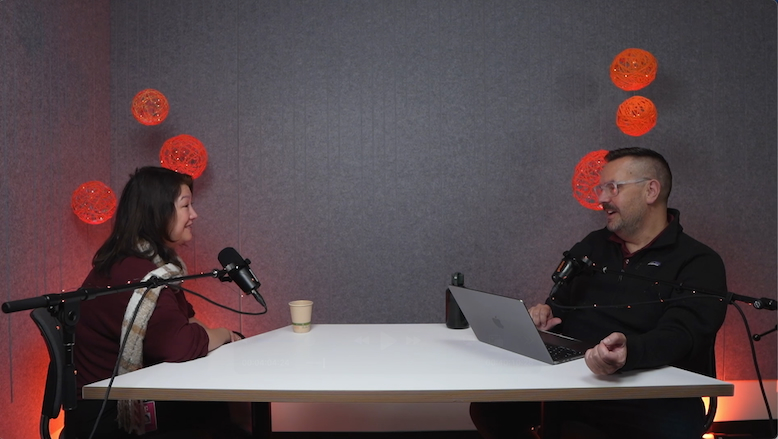 Podcast recording